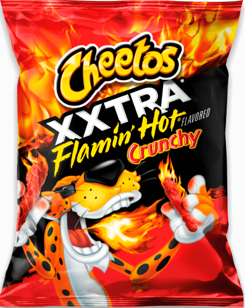 Bag of CHEETOS® Crunchy Xxtra FLAMIN' HOT® Cheese Flavored Chips